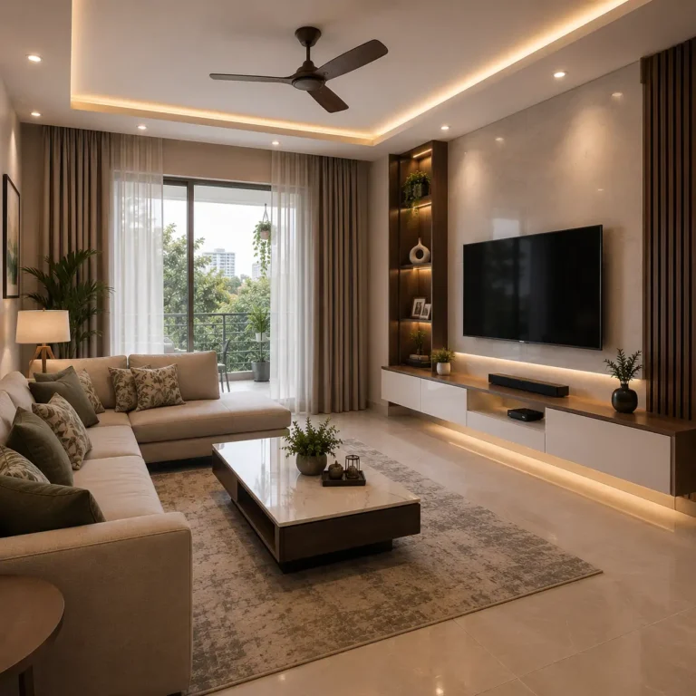 Living Room Interior Noida