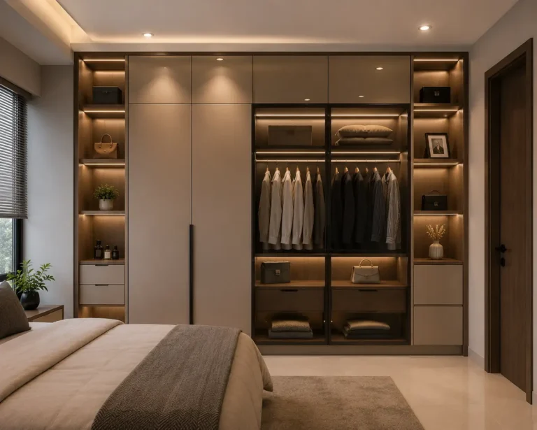 Modern Wardrobe Interior Noida