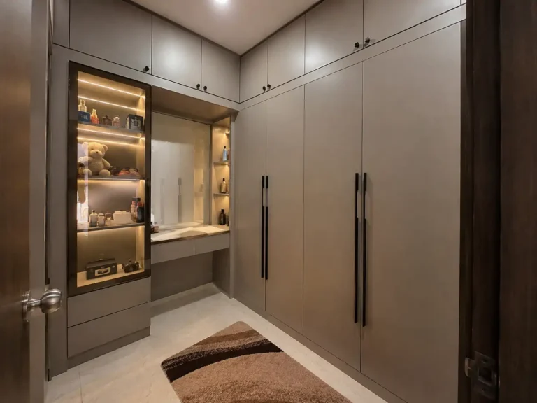 Walk-in Wardrobe Interior in Sector 137 Noida